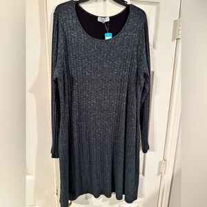 Dark gray sweater dress NWT